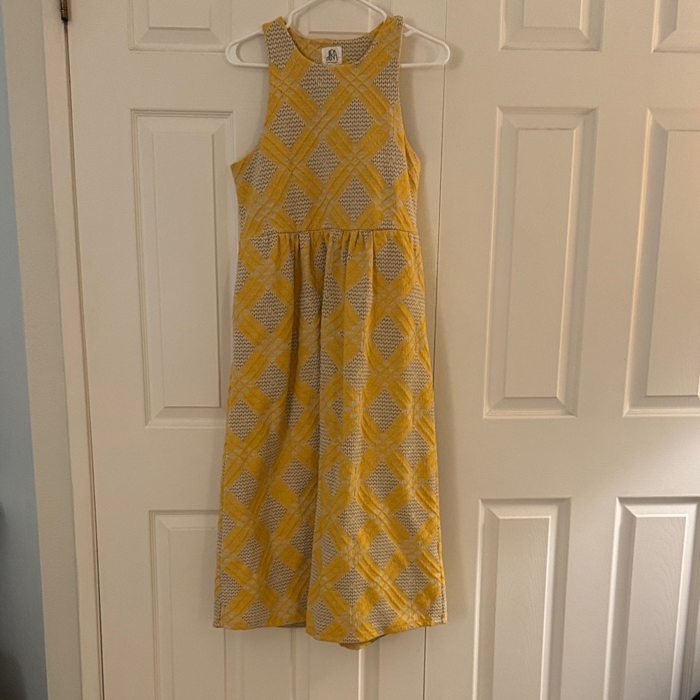 Yellow and Gray Dress